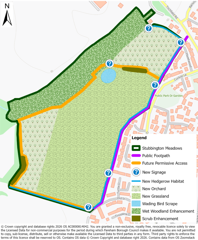 Stubbington Meadows NR site plan 2026